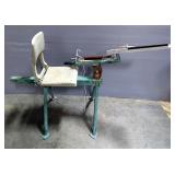 Do All Outdoors Sit-Down Trap Clay Target Thrower, Seat Folds Forward