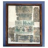 Confederate And United States Currency Including The Confederate States Of America Fifty Dollar Note