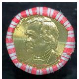 Presidential Dollar Coins, Qty 75, In Original Rolls
