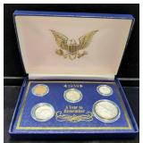 1939 "A Year To Remember" Coin Set, Includes Wheat Penny, Jefferson Nickel, Mercury Dime, Washington