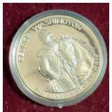 George Washington Silver Commemorative Half Dollar Proofs, Qty 4, Each Is 90% Silver