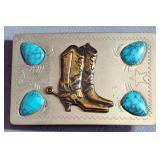 Belt Buckles, Qty 3, Includes ErnMe 1983 Limited Edition Nebraska Football, #2284/10000, 1997 Herita