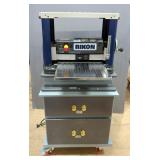 Rikon 13" Thickness Planer With Helical Cutterhead Model 25-130H, On Custom 2-Drawer Cabinet With Lo