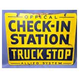 Allied System Official Check-In Station Double-Sided Sign, 24" x 18"