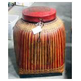 Cobra Basket - LARGE Basket, Woven Features, Arabic Writing, 31" Tall and 2