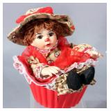 Marie Osmond Rag-A-Muffin Series Porcelain Dolls (4) with COAs