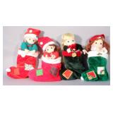 Precious Moments Stocking Dolls (4)