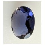 Oval Cut Multi-Faceted Amethyst Gemstone - 1.75 Total Carat Weight