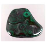 Polished Malachite Palmstone - 3" x 2.5"