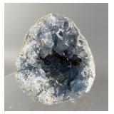 Natural Blue Celstite Egg Geode Cluster - 3.36 LB