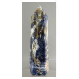 Large Polished Sodalite Obelisk Tower - 12" Tall, 6 LB