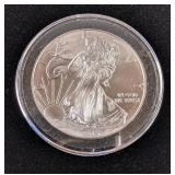 2015 American Eagle 1 oz. Silver Coin In Capsule 4 oz. Elemental Refining 500 Dollar Silver Bar Seal