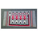 Navajo Yei Rug - Five Female Yei (Yebechai) - 57.25" x 28.5"