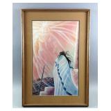Bill Rabbit (American, 1946 -2012) Southwest Print 33/650, Framed And Double Matted Under Glass - 30