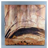 Southwest Desert Scene Print On Canvas Over Wood Frame, 24x24"
