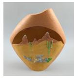 Desert Scene Accent Lamp, 13.5x12"