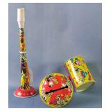 Tin Litho New Years Noise Markers, Including Horn and Rattles