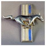 1960s Ford Mustang Right Side Fender Emblem