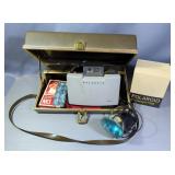 Polaroid Land Camera Automatic 210, With Instructions, In Hard Case, And Camera Flash Bulbs