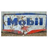 Mobiloil Metal Sign, 51" x 101"