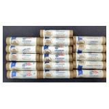 2009 Lincoln Birthplace Pennies In US Mint Rolls, Qty 16 Rolls, Includes 8 Rolls Of Both D And P Min