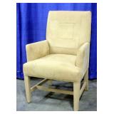 Custom Made Modern Style Dining Room Table w 18" Leaf, Pass Through Base, 42" x 70", Excellent Condi