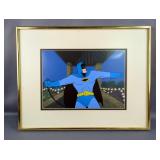 Original Hand-Painted Batman Cel Used In The Actual Production Of The Filmation Animated BATMAN Seri