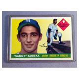 1955 Topps Sandy Koufax (HOF) #123 Baseball Card