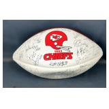 Kansas City Chiefs 1993 Printed Team Signature Football, And Kansas City Chiefs Souvenir Footballs F