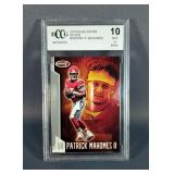 2019 Sage Aspire Silver Patrick Mahomes No. ASP-PM-1, Graded 10 Mint By BCCG