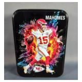Patrick Mahomes Kansas City Chiefs Quarterback Tin With 10 Cards