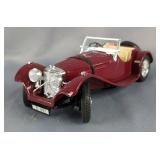 Durago Jaguar 1937 SS100 Convertible 1:18 Scale Diecast Car 