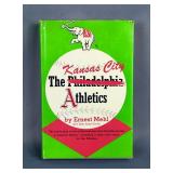 The Kansas City Athletics Book By Ernest Mehl, 1976 Olympics Sticker, 1973 USPS Sports Stamp Book