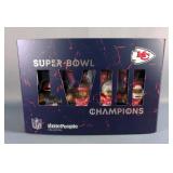 Fisher Price NFL Football Kansas City Chiefs Little People In Original Boxes, Qty 3 Sets 