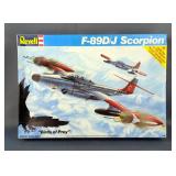 Revell F-89D/J Scorpion 1:48 Scale Model Kit, With Instructions