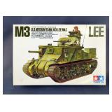 Tamiya US Medium Tank M3 Lee Mk I 1/35 Scale Model, Rogers M-4 US Army Medium Tank Scale Model, And 