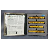 Kato Precision Railroad Models Union Pacific Smooth Side Passenger Car Sets, Includes 106-014 6-Car 