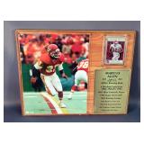Kansas City Chiefs Marcus Allen (HOF) Wall Display, Includes Photo, Donruss Card, And Stats Placard,