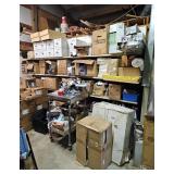 Store Room Supplies Including Lighting, Hardware, Cleaning Supplies, Retail Stock, Double Sided Gond
