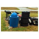 Picnic Table, Outdoor Benches, DeWalt Table Saw, Power Kraft Table Saw, Service Master Dehumidifier,