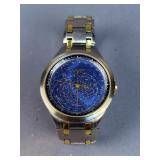 Accurist Watches Mens Celestial Bracelet Watch, Features Planisphere Dial Function, Solar Position, 