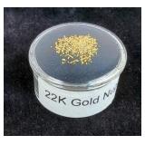 22K Gold Nuggets And Gold Flakes
