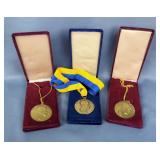 Paul Harris Fellow Rotary International Bronze Award, Qty 3, Republican Senatorial Medal Of Freedom,