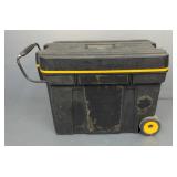 Zag Rolling Tool Box With 2 Removable Trays And Extendable Handle, 16.5" x 26" x 14.5"
