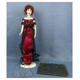 German Beaded Evening Bag, Has Wear, Wire Rimmed Eye Glasses, Believed To Be Marked Shub-On And The 