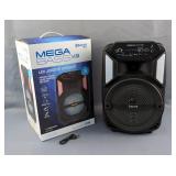 Tzumi Mega Bass V3 Bluetooth LED Jobsite Speaker/Radio In Original Box