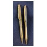 Cross Gold Toned Ballpoint Pen And Mechanical Pencil Set