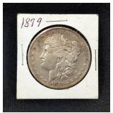 1879 US Morgan Silver Dollar Coin 