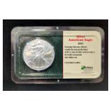 2001 American Eagle 1 Oz Fine Silver $1 Uncirculated Coin