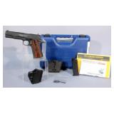 Springfield Armory Model 1911-A1 Pistol, .45 Cal, SN#NM407923, 2 Clips, Belt Holsters, Hard Case